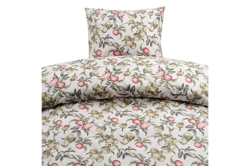 Dynetrekksett Enkeltseng 2-Delers Äppellunden Multi - Grå - Tekstiler - Sengetøy - Sengetøysett & dynetrekksett