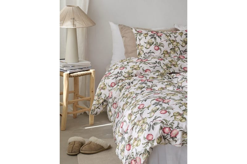 Dynetrekksett Enkeltseng 2-Delers Äppellunden Multi - Grå - Tekstiler - Sengetøy - Dyne