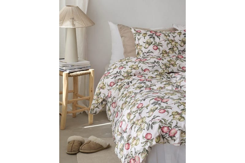 Dynetrekksett Enkeltseng 2-Delers Äppellunden Multi - Grå - Tekstiler - Sengetøy - Sengetøysett & dynetrekksett