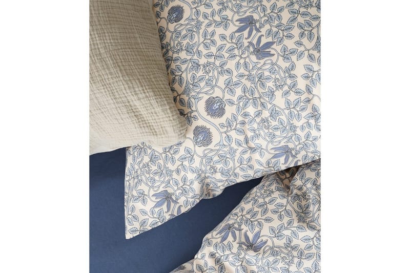 Dynetrekksett Enkeltseng 2-Delers Botanique - Blå - Tekstiler - Sengetøy - Sengetøysett & dynetrekksett