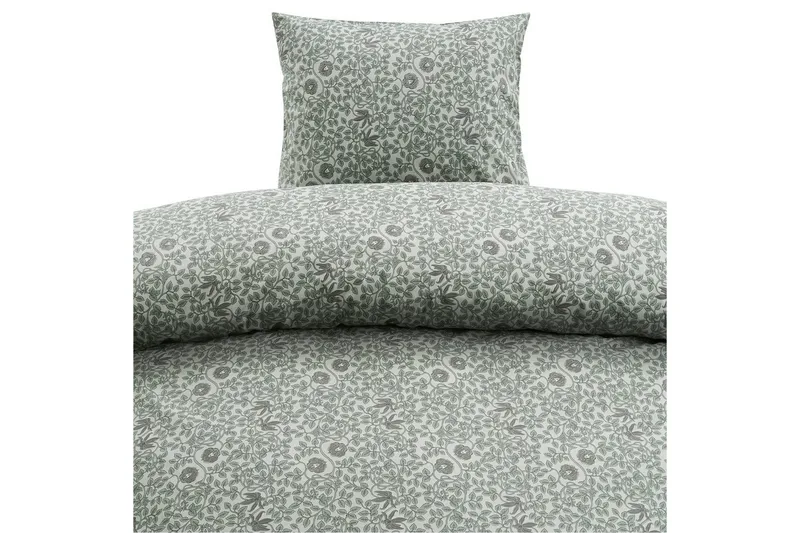 Dynetrekksett Enkeltseng 2-Delers Botanique - Grønn - Tekstiler - Sengetøy - Dyne