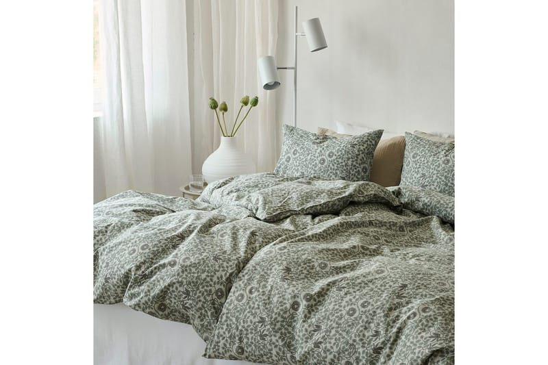 Dynetrekksett Enkeltseng 2-Delers Botanique - Grønn - Tekstiler - Sengetøy - Sengetøysett & dynetrekksett