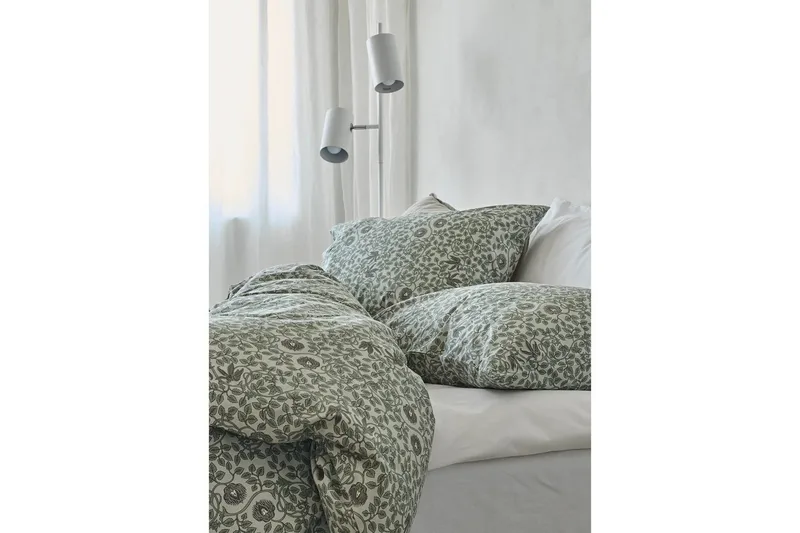 Dynetrekksett Enkeltseng 2-Delers Botanique - Grønn - Tekstiler - Sengetøy - Dyne