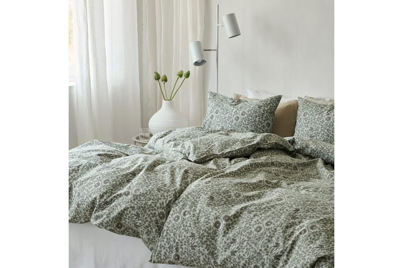 Dynetrekksett Enkeltseng 2-Delers Botanique - Grønn - Tekstiler - Sengetøy - Dyne