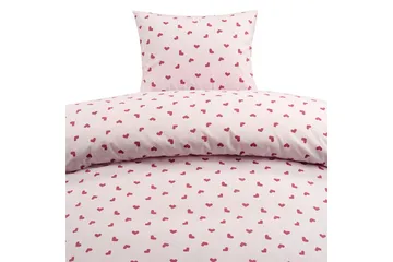 Dynetrekksett Enkeltseng 2-Delers Hjärttrud