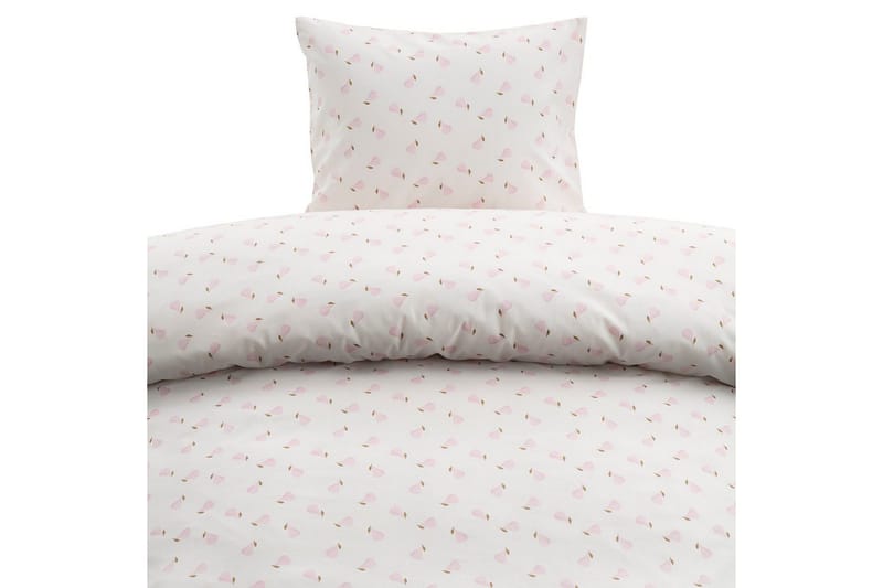 Dynetrekksett Enkeltseng 2-Delers Pære Rosa - Rosa - Tekstiler - Sengetøy - Dyne