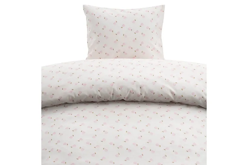 Dynetrekksett Enkeltseng 2-Delers Pære Rosa - Rosa - Tekstiler - Sengetøy - Sengetøysett & dynetrekksett