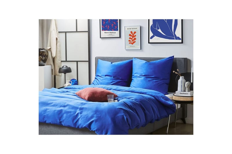 Dynetrekksett Harmonridge Blå, 200x135 cm - Blå, 200x135 cm - Tekstiler - Sengetøy - Sengetøysett & dynetrekksett