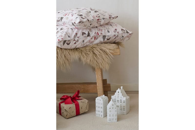 Dynetrekksett til Sprinkelseng 2-delt Fingal Jul Hvit - Hvit - Tekstiler - Sengetøy - Sengetøysett & dynetrekksett