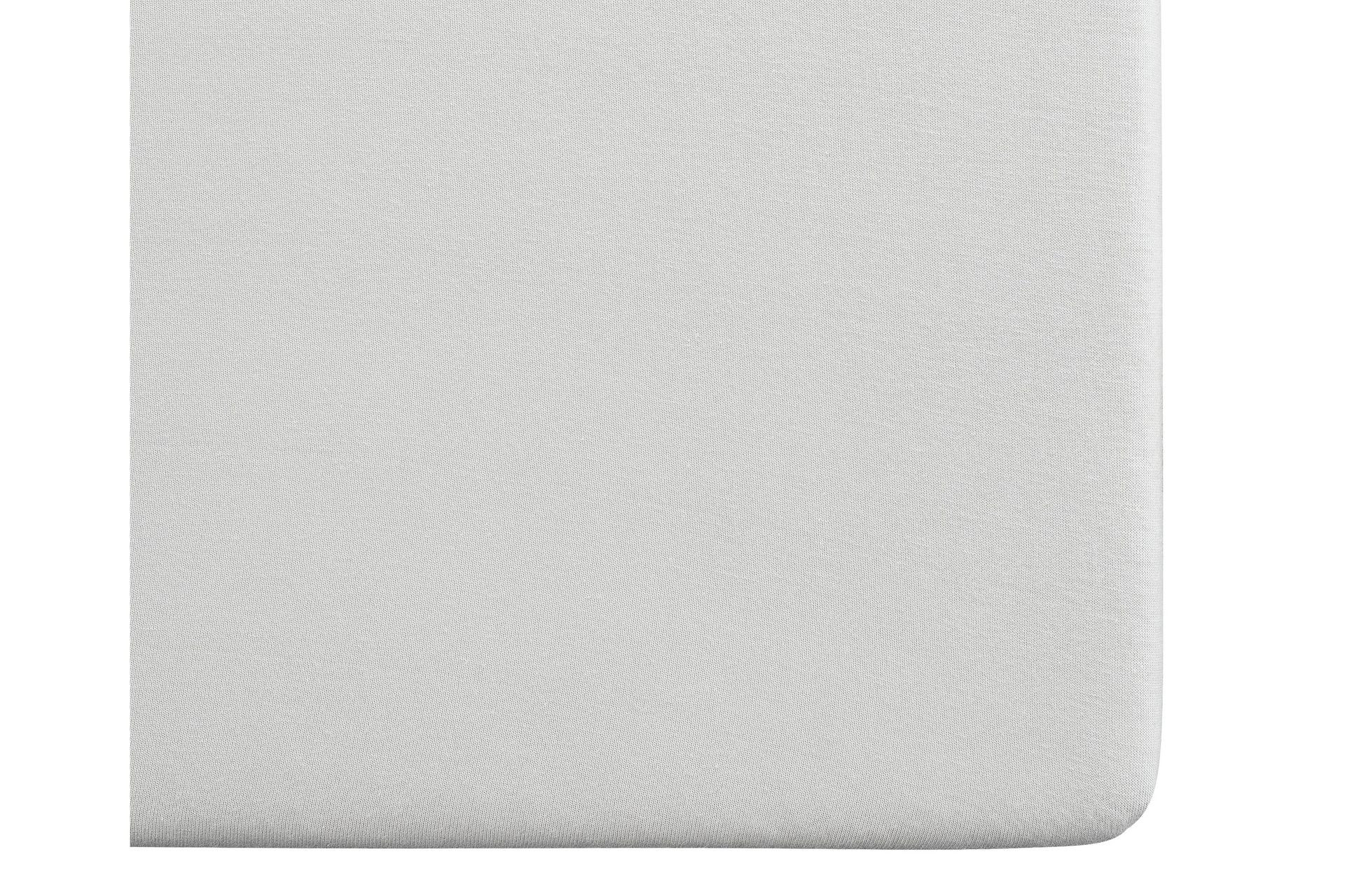 Jersey Dra-på-Laken 60x120 cm Lysegrå - Franzén - Tekstiler - Sengetøy - Laken - Dra på laken