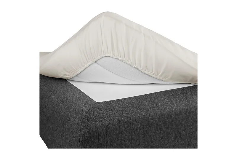 Laken med strikk Borganäs of Sweden, 180 x 200 cm, Lin