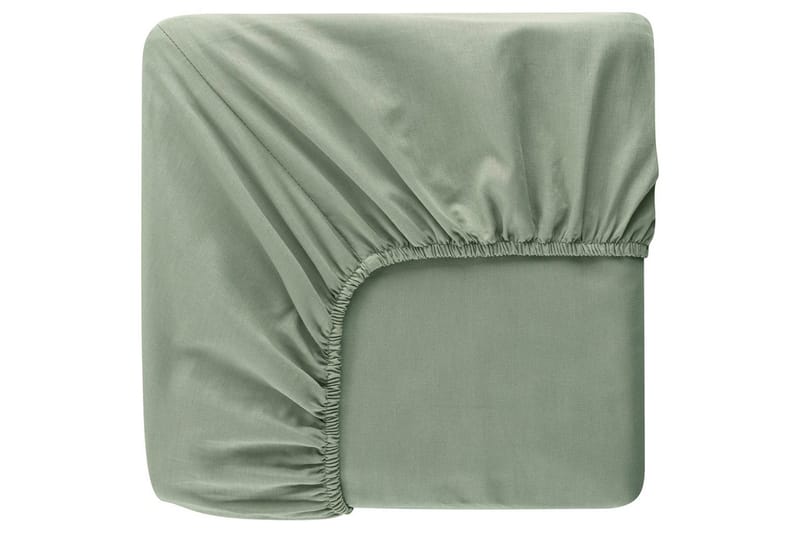 Laken med strikk Borganäs of Sweden - 90 x 200 cm, Ny grønn - Tekstiler - Sengetøy - Laken - Dra på laken