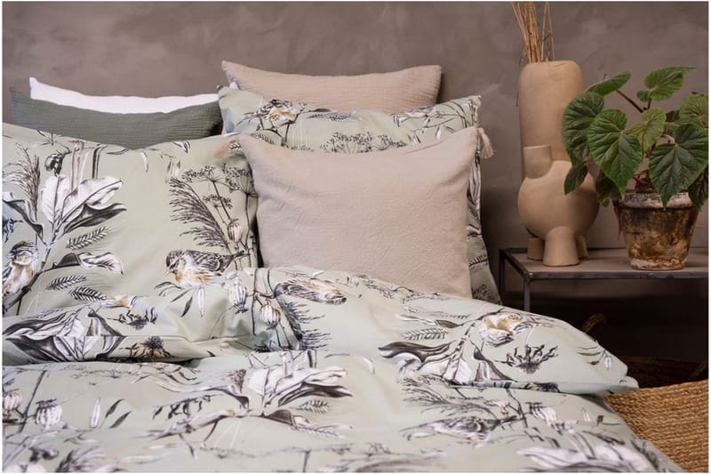 Dynetrekksett Enkeltseng 2-delt Eternity - Grønn - Tekstiler - Sengetøy - Sengeteppe