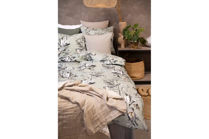 Dynetrekksett Enkeltseng 2-delt Eternity - Grønn - Tekstiler - Sengetøy - Sengeteppe