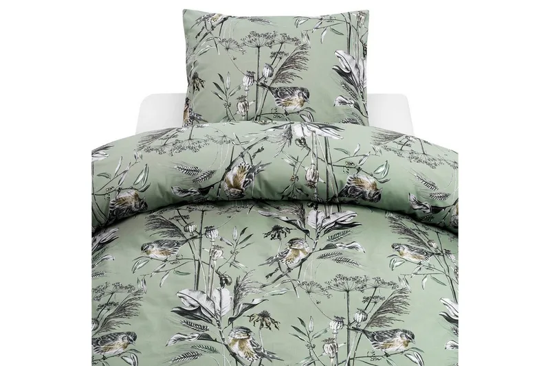 Dynetrekksett Enkeltseng 2-delt Eternity, Grønn