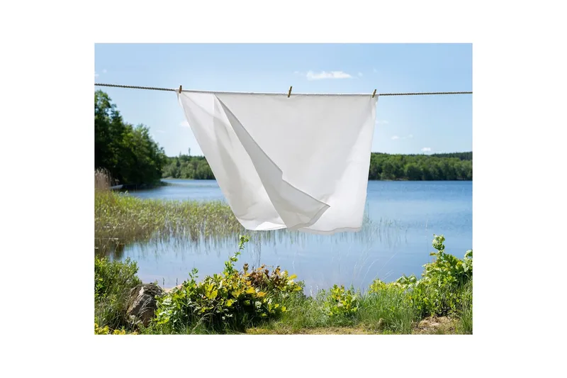 Laken Borganäs of Sweden - 240 x 260 cm, Hvit - Tekstiler - Sengetøy - Laken