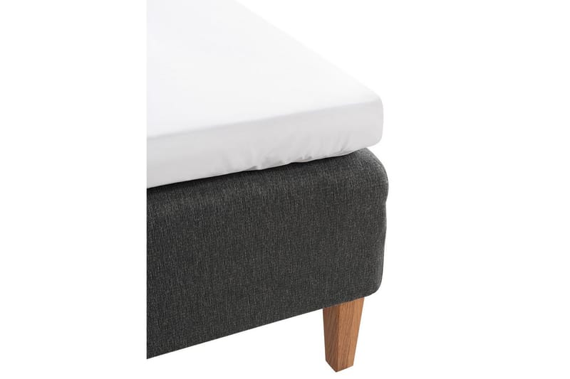 Laken med strikk Egyptisk bomull Hvit 105 x 200 cm - 105 x 200 cm - Tekstiler - Sengetøy - Laken - Dra på laken