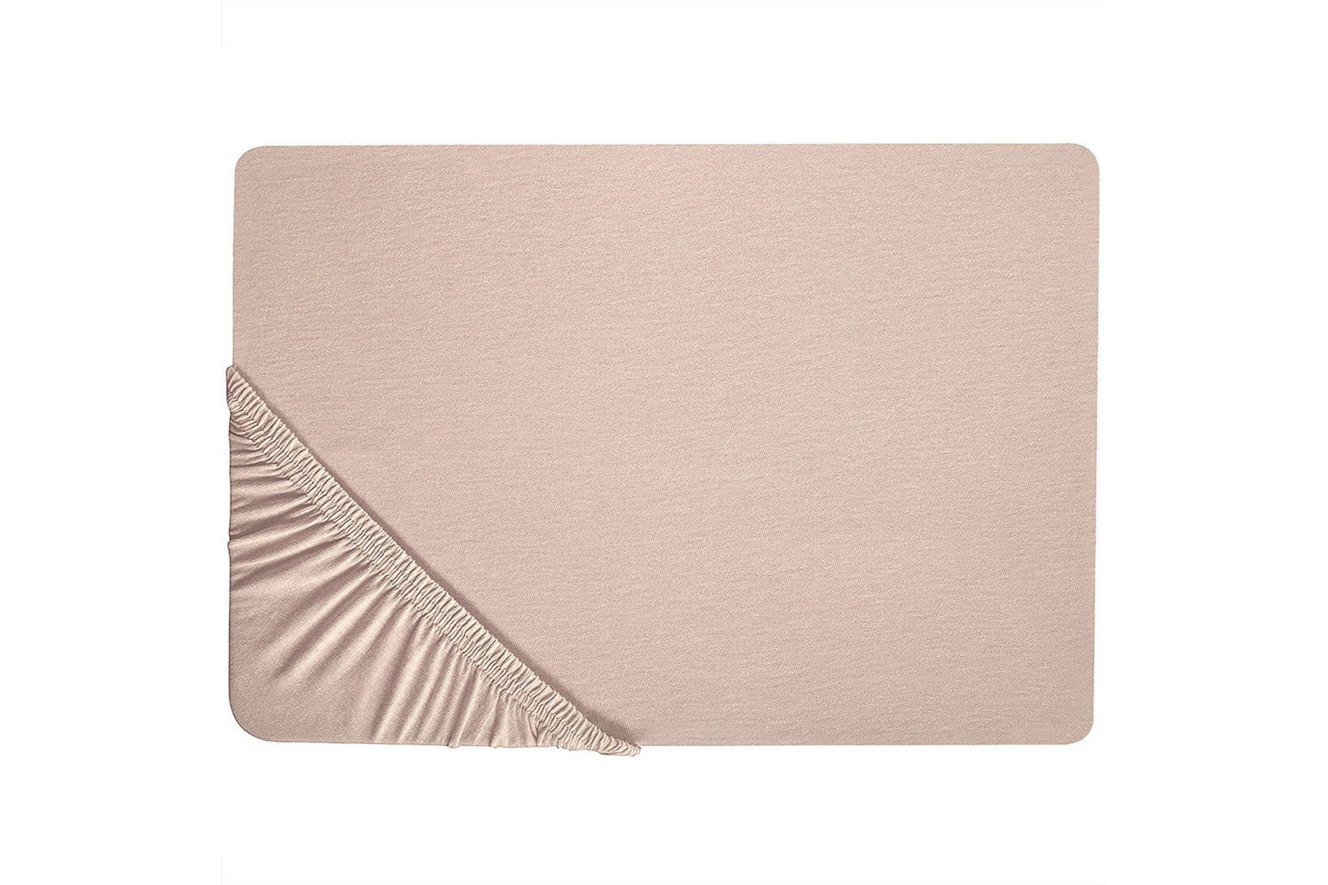 Laken med strikk Hofuf Beige, 140x200 cm - Beige, 140x200 cm