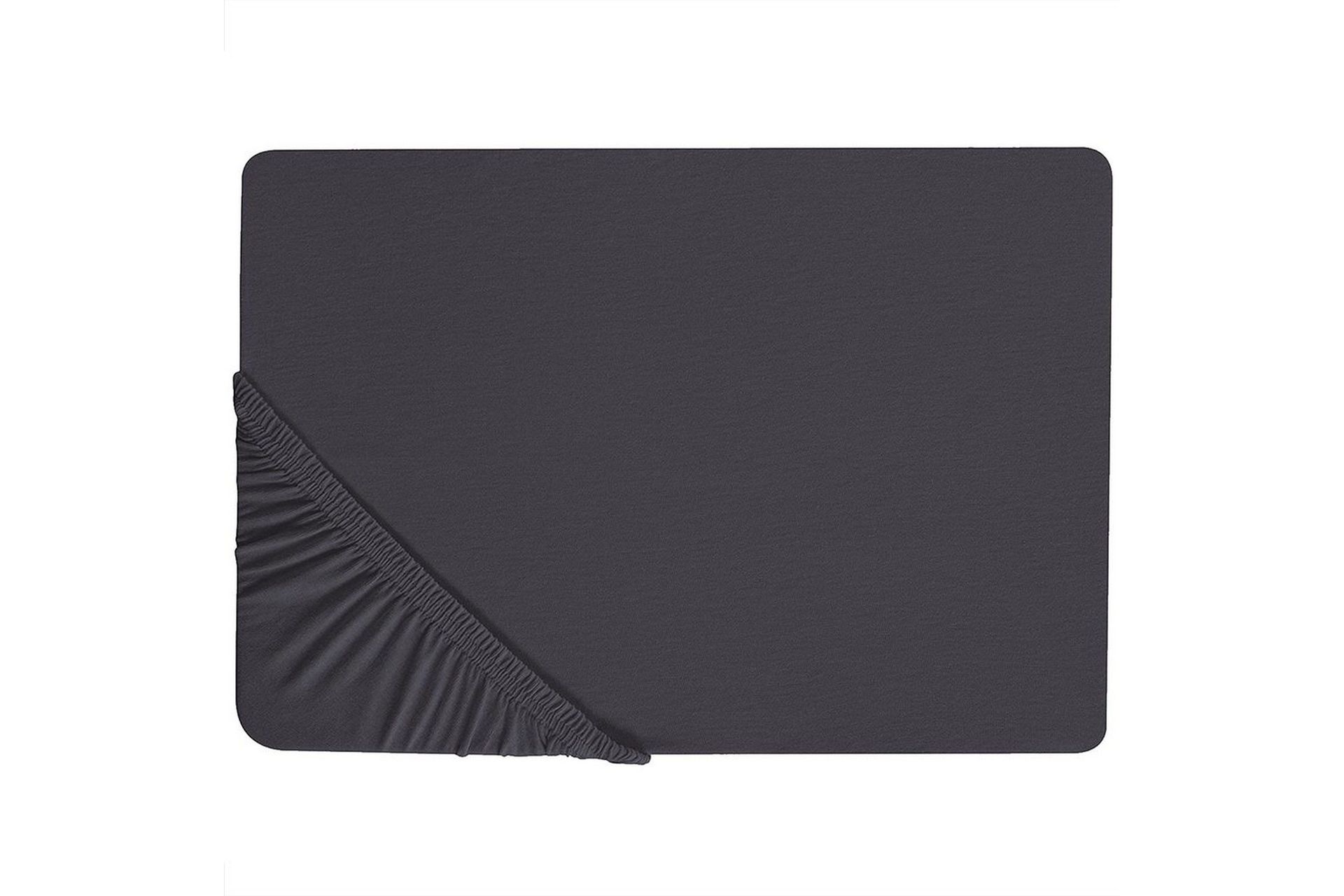 Laken med strikk Hofuf Svart, 180x200 cm - Svart, 180x200 cm