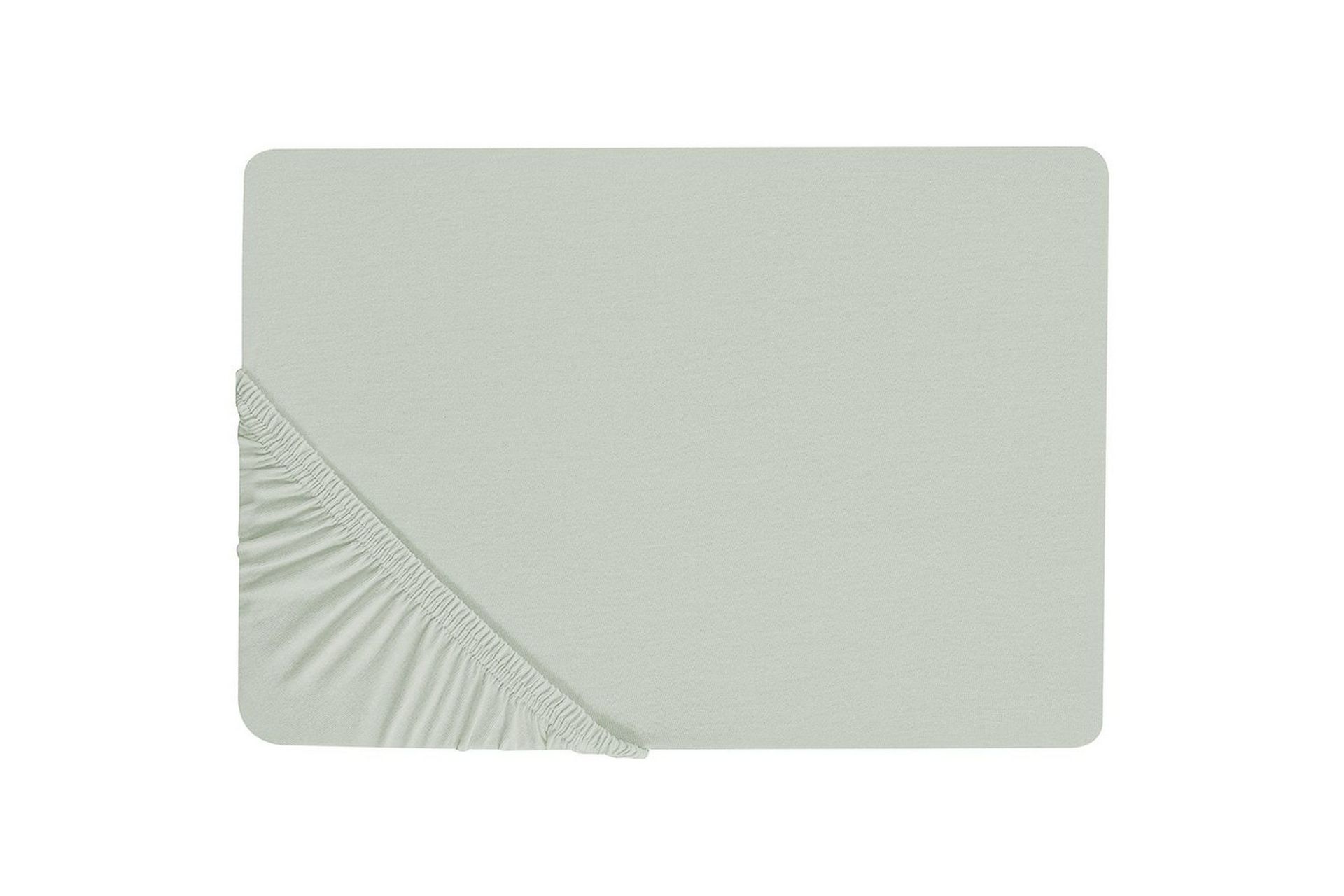Laken med strikk Janbu Lys grønn, 160x200 cm - Lys grønn, 160x200 cm