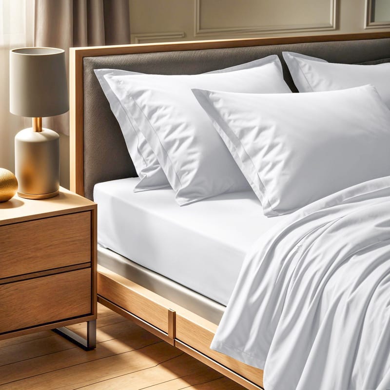 Veyloren formsyd laken 140x190 cm - Hvit - Tekstiler - Sengetøy - Laken - Dra på laken