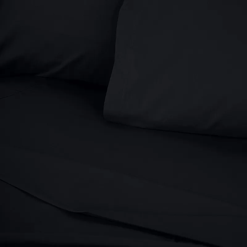 Veyloren formsyd laken 140x190 cm - Svart - Tekstiler - Sengetøy - Laken - Dra på laken