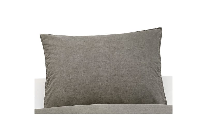 Putetrekk Vasket 50 x 60 cm, Grå