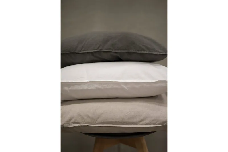 Putetrekk Vasket 50 x 60 cm - Grå - Tekstiler - Sengetøy - Putetrekk