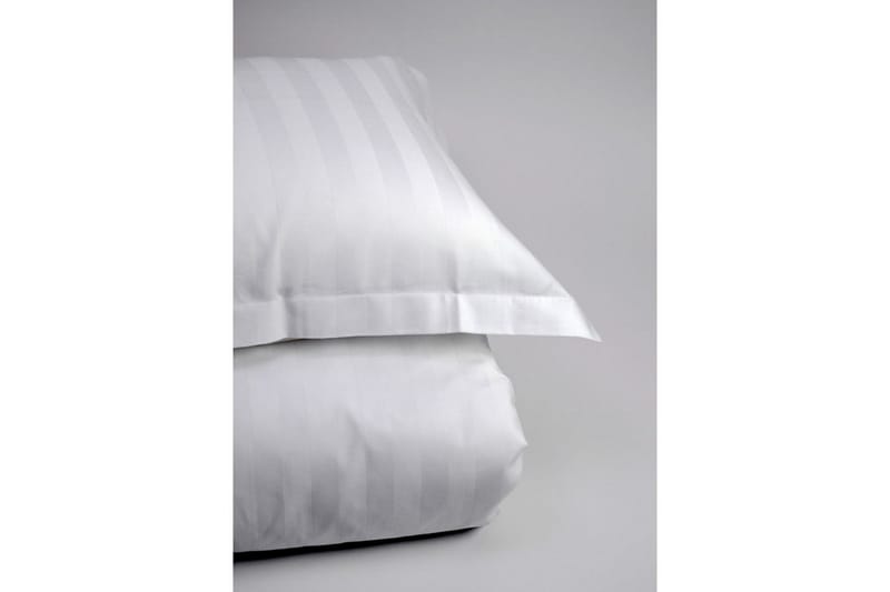 Putevar Satinkant 28 mm Vinge 50x60 cm Vit - Borganäs - Tekstiler - Sengetøy - Putetrekk