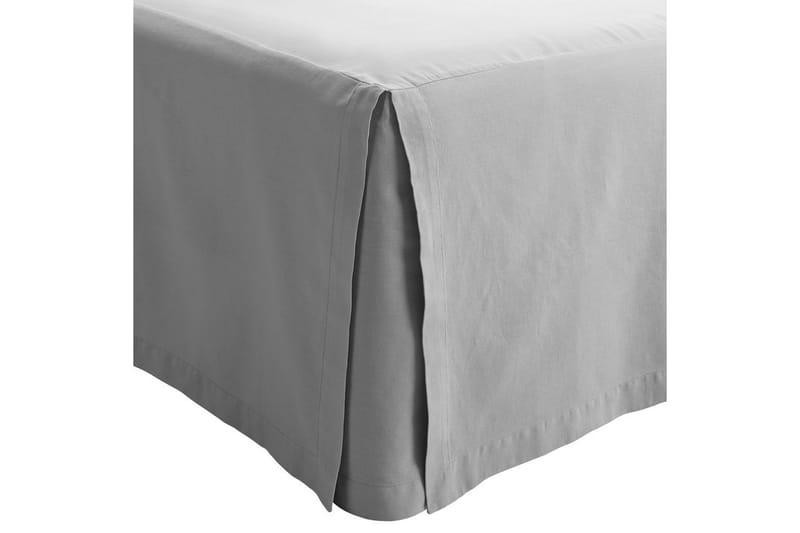 Sengekappe Borganäs of Sweden - 160 x 200 + 58 cm, Mørkegrå - Tekstiler - Sengetøy - Sengekappe & kantbeskytter - Sengekappe kontinentalseng