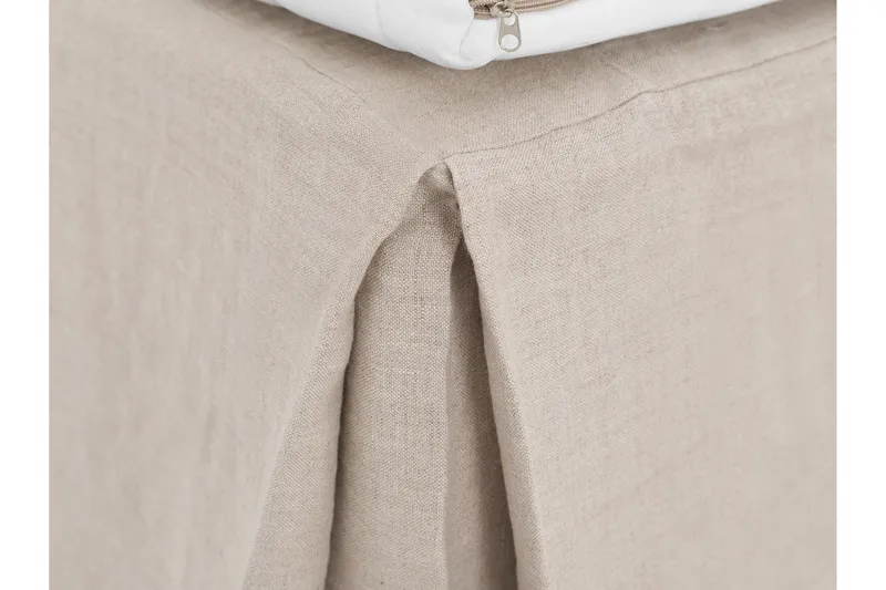 Ava Sengekappe 160x200 cm - Beige - Tekstiler - Sengetøy - Sengekappe & kantbeskytter - Sengekappe dobbeltseng