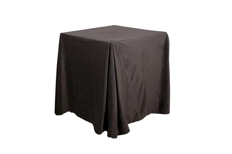 Sammet Sengekappe 120x200 cm, Grå