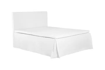Ava Sengekappe 160x200 cm - Hvit - Tekstiler - Sengetøy - Sengekappe & kantbeskytter - Sengekappe kontinentalseng