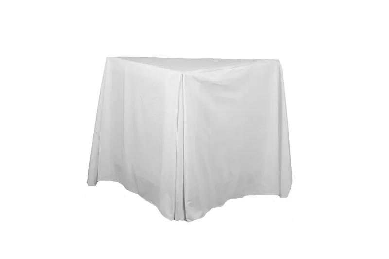 Sammet Sengekappe 120x200 cm, Hvit