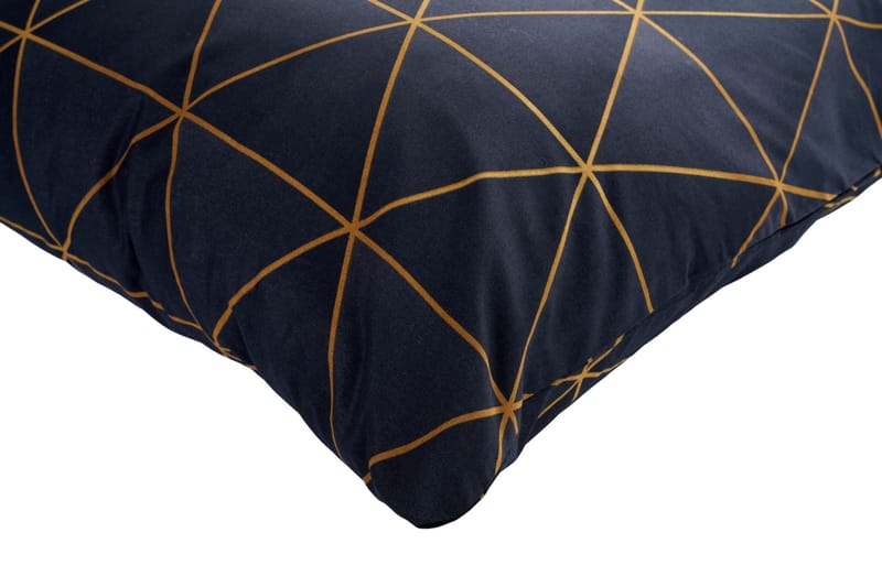 Branlor sengesett 240x220 cm - Gull og Svart - Tekstiler - Sengetøy - Sengetøysett & dynetrekksett