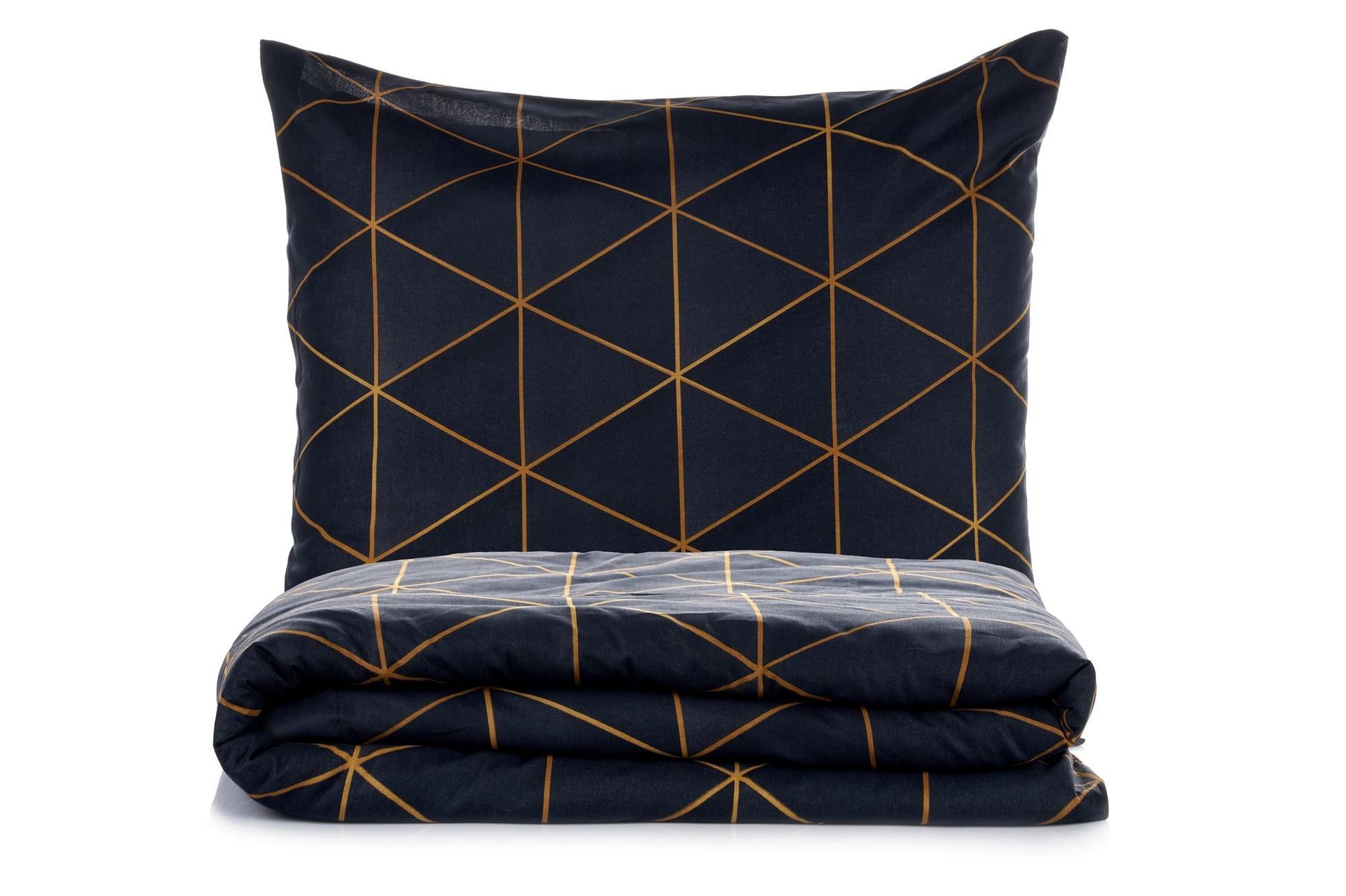 Branlor sengesett 240x220 cm - Gull/Svart
