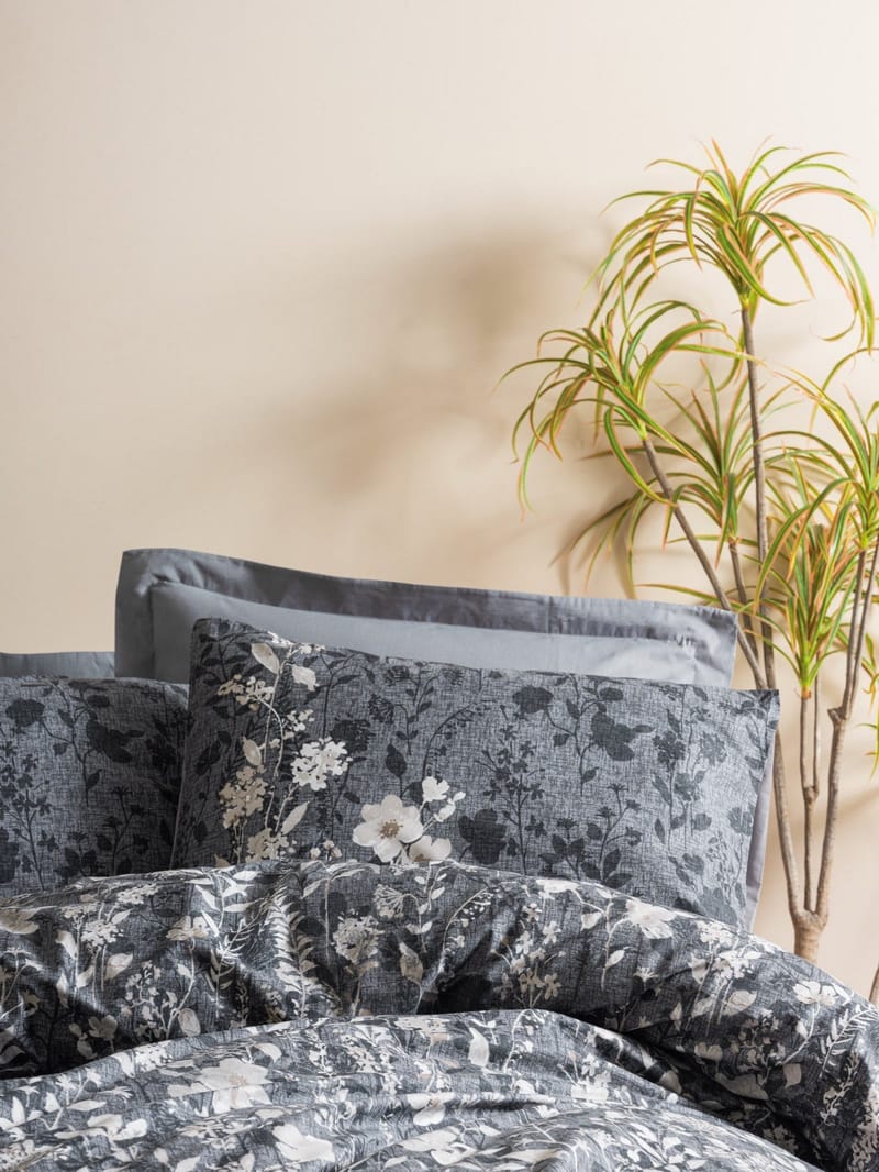 Bravenor sengesett 240x220 cm - Antrasitt - Tekstiler - Sengetøy - Sengetøysett & dynetrekksett