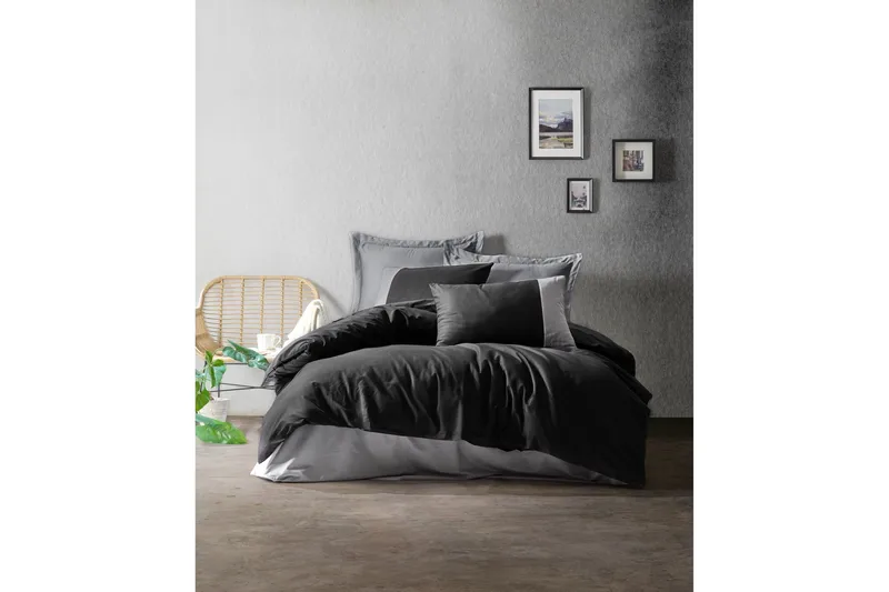 Cotton Box Ranforce Sengesett, Grå