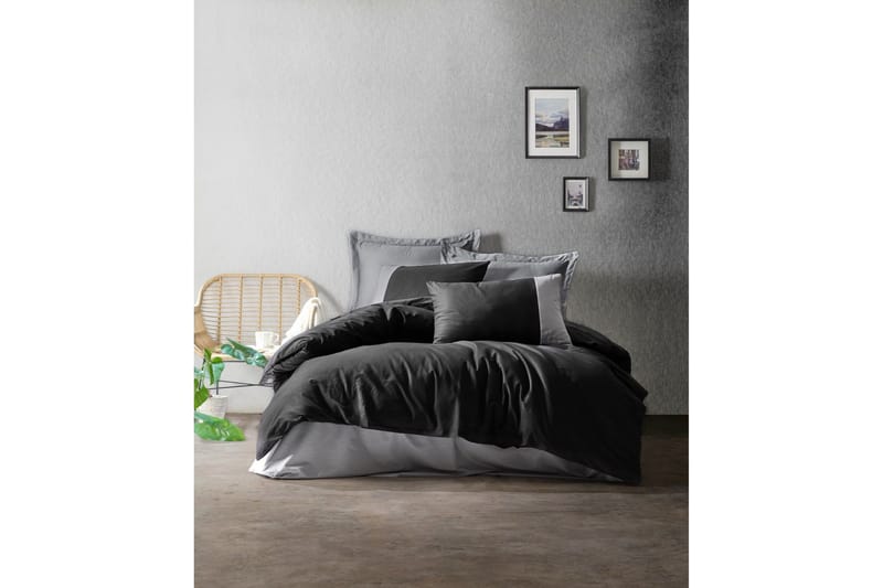 Cotton Box Ranforce Sengesett, Grå