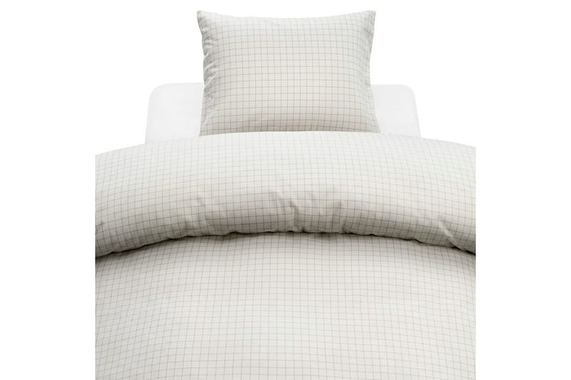 Dynetrekk 2-dels sett Birger Flanell Offwhite - Offwhite - Tekstiler - Sengetøy - Dyne