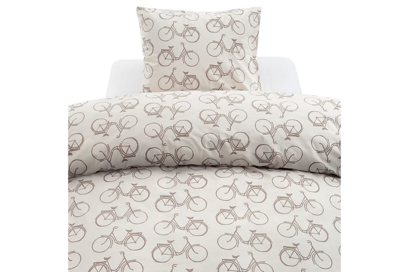 Dynetrekk 2-dels sett Cykel Beige - Beige - Tekstiler - Sengetøy - Dyne