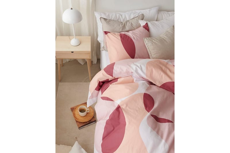Dynetrekk 2-dels sett Happy Peach - Tekstiler - Sengetøy - Dyne