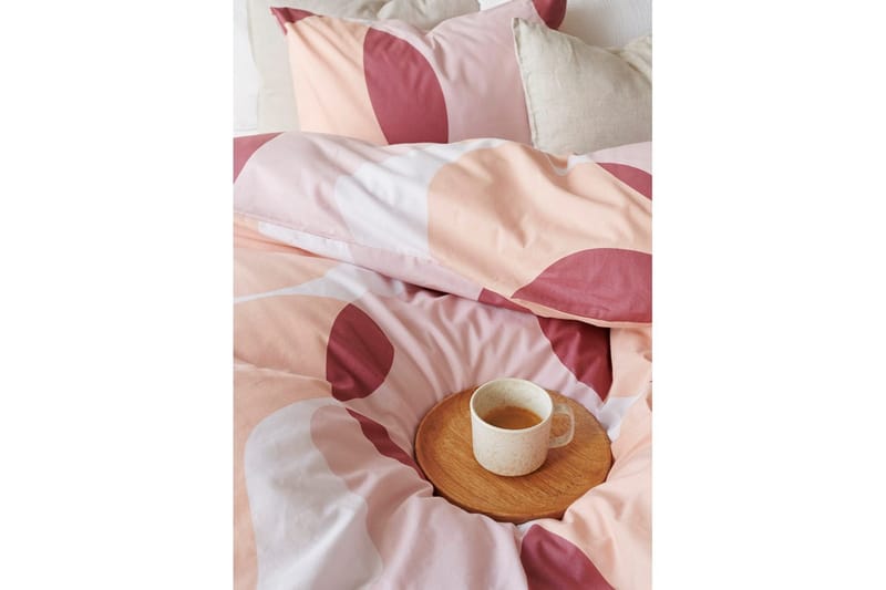 Dynetrekk 2-dels sett Happy Peach - Tekstiler - Sengetøy - Dyne