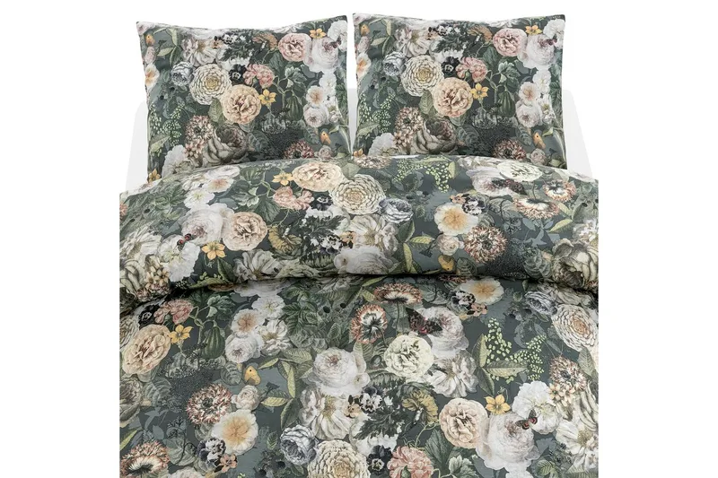 Dynetrekksett Dobbeltseng 3-Dels Abigail Grønn, Borganäs of Sweden