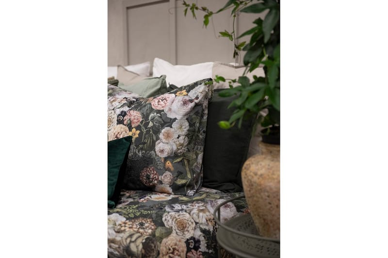 Dynetrekksett Dobbeltseng 3-Dels Abigail Grønn - Borganäs of Sweden - Tekstiler - Sengetøy - Sengetøysett & dynetrekksett