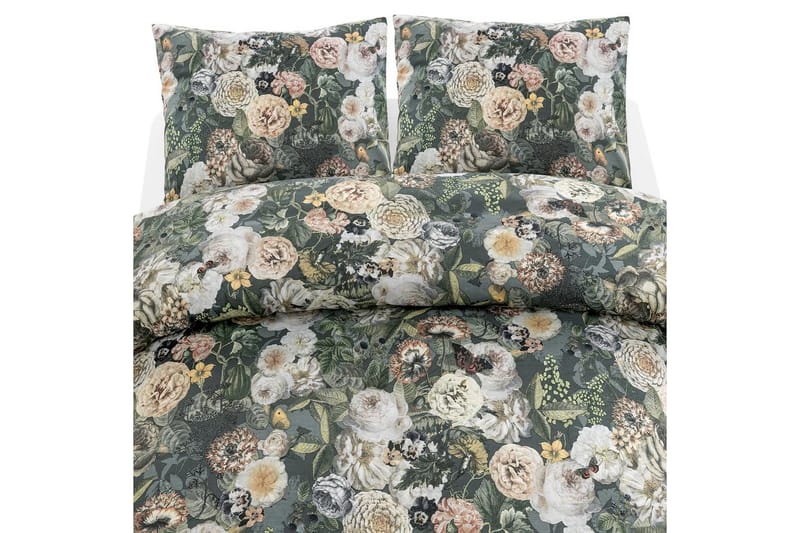 Dynetrekksett Dobbeltseng 3-Dels Abigail Grønn, Borganäs