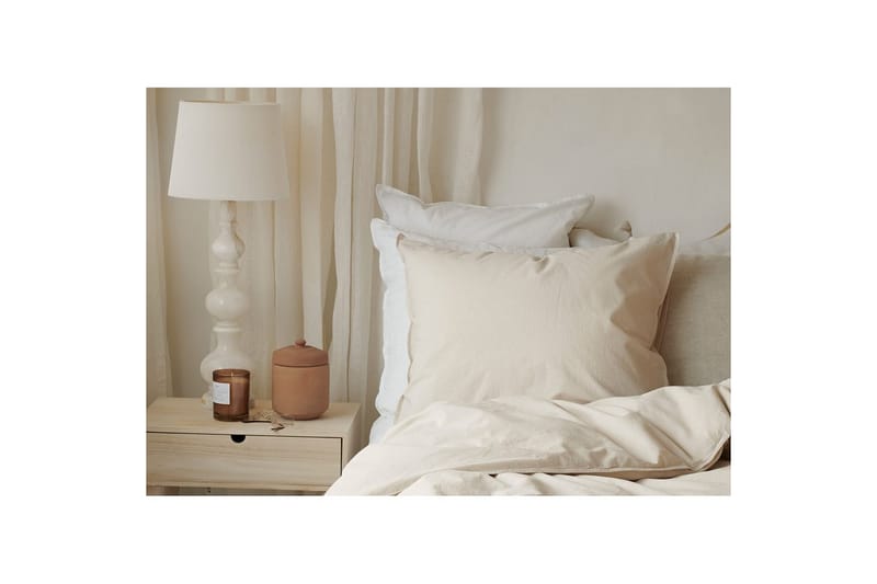 Dynetrekksett Dobbeltseng 3-Dels Humble - Beige - Tekstiler - Sengetøy - Sengetøysett & dynetrekksett