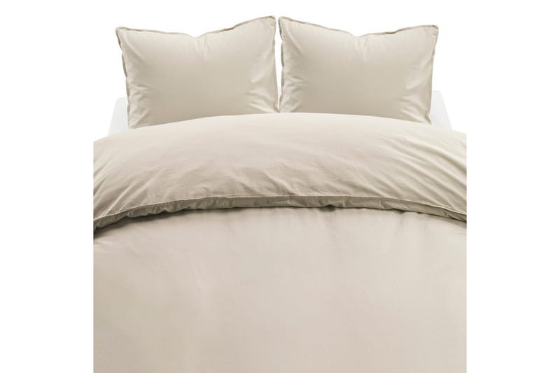 Dynetrekksett Dobbeltseng 3-Dels Humble - Beige - Tekstiler - Sengetøy - Sengetøysett & dynetrekksett