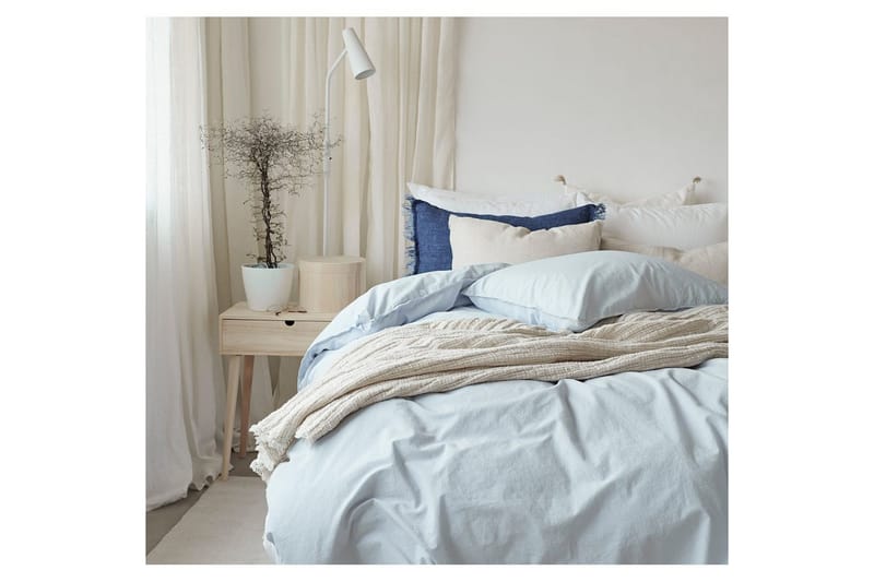 Dynetrekksett Dobbeltseng 3-Dels Humble - Blå - Tekstiler - Sengetøy - Sengetøysett & dynetrekksett