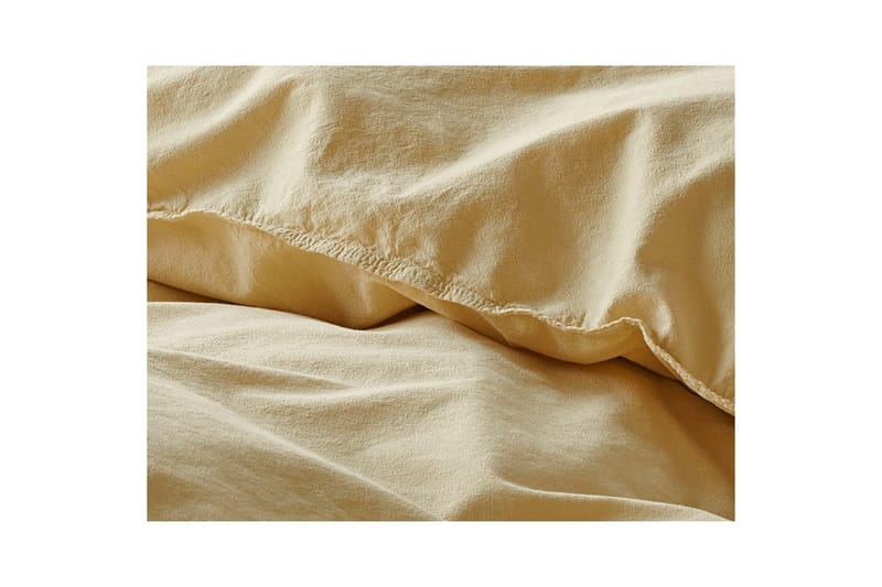 Dynetrekksett Dobbeltseng 3-Dels Humble - Gul - Tekstiler - Sengetøy - Sengetøysett & dynetrekksett